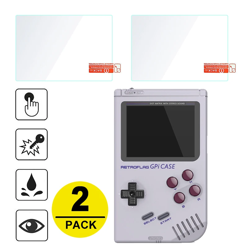 2x Tempered Glass Screen Protector for Retroflag GPi CASE | Электроника