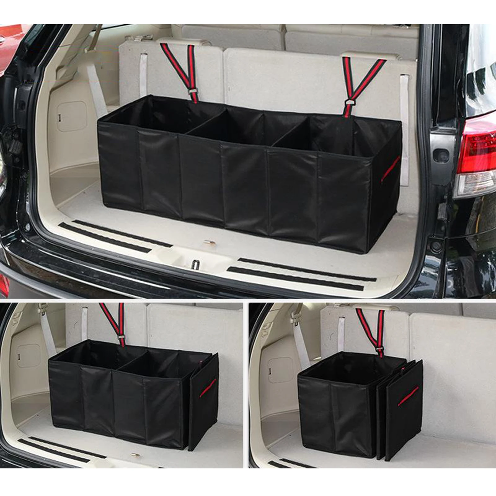 

Multipurpose Durable Cargo Van SUV Trunk Organizer Bag with Straps Waterproof Bottom Heat-Preservation Adjustable
