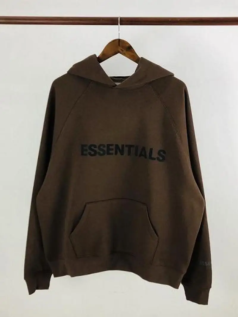 

ESSENTIALS Hoodie Men Women loose Best-quality essentials Sweatshirts kanye west ovesized hip hop cotton ESSENTIAL pullover