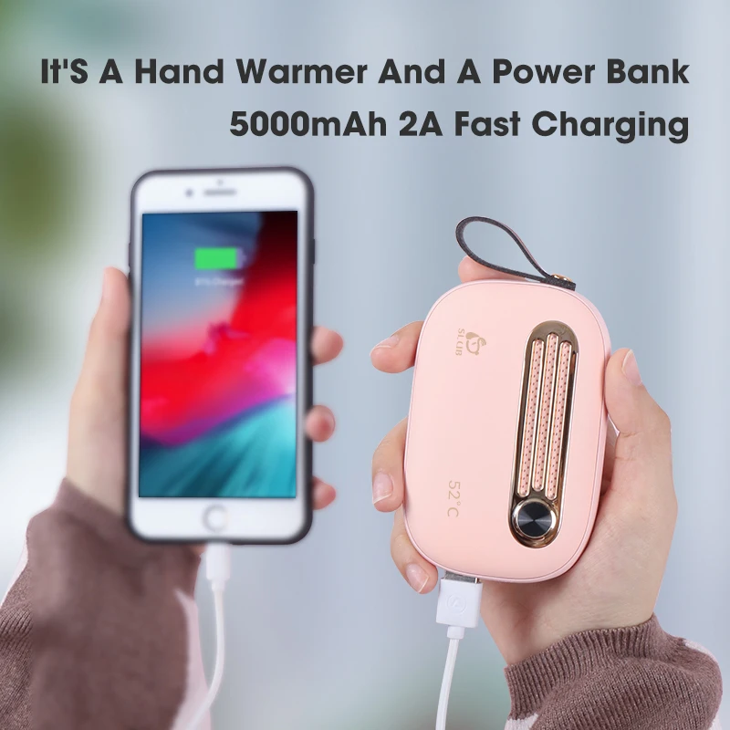 Niye 5000 мА/ч USB Перезаряжаемые электрическая грелка для рук Портативный зимняя