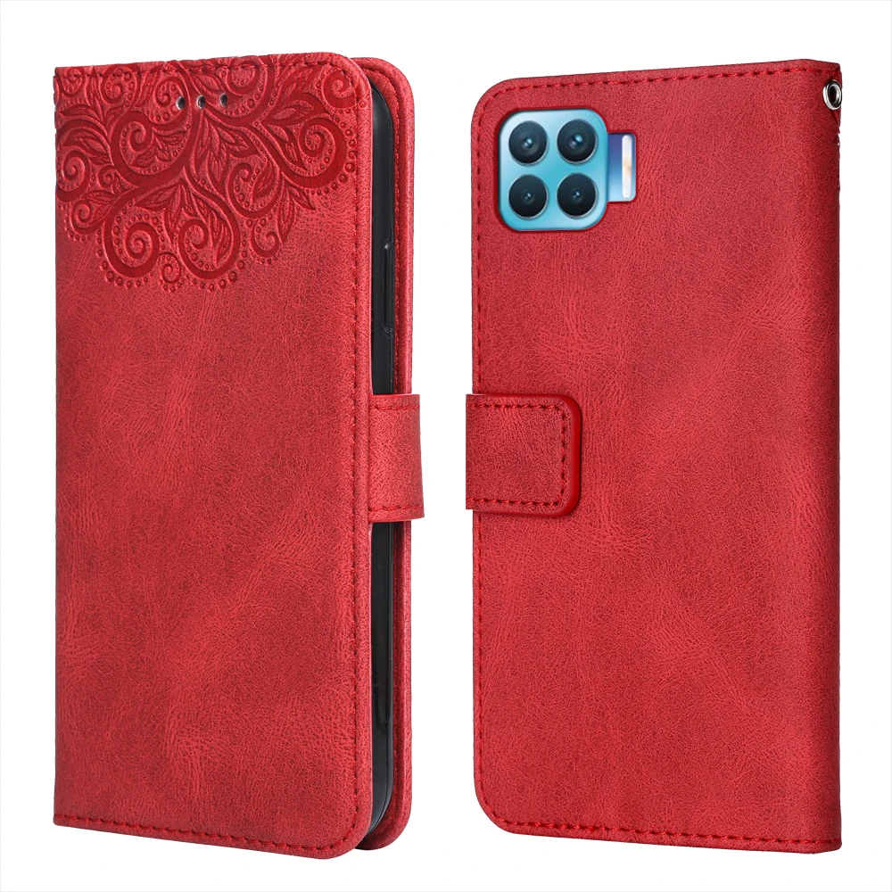 

Роскошный кожаный чехол для OPPO A93 4G с Цветочным Тиснением CPH2121 PECM30 PECT30, чехол-книжка для телефона OPPO A 93 4G