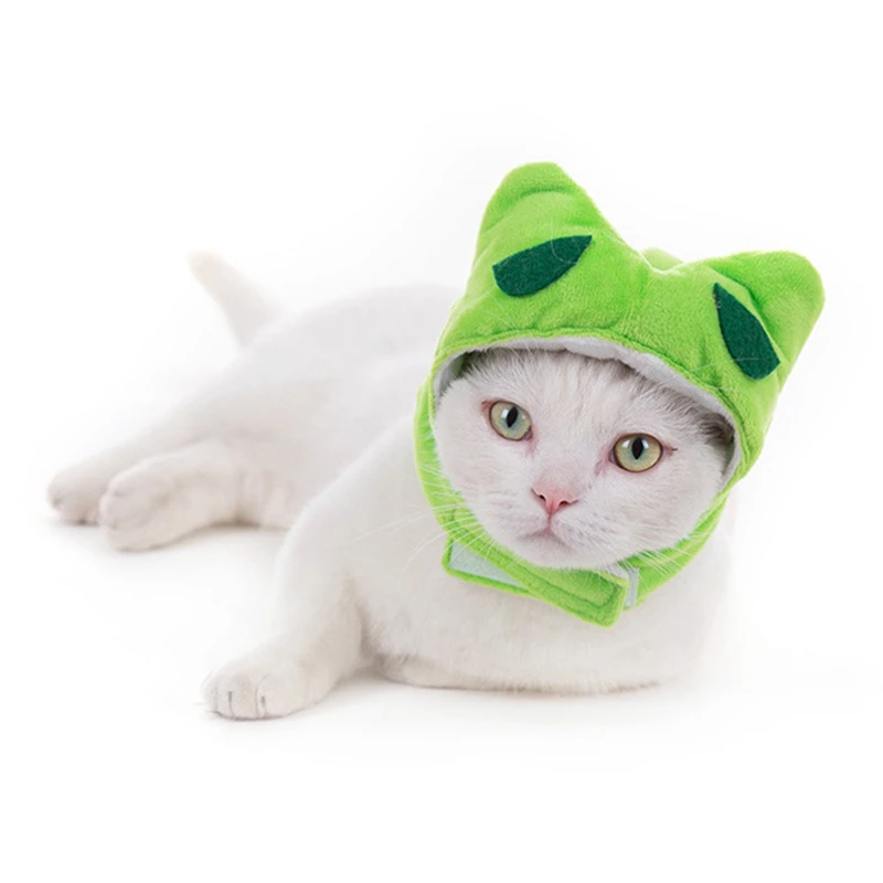 

Dog Cat Headgear Cute Cartoon Animals Shapes Hat Chat Accessoires Pour Chats Gatos Cosplay Costume Decoration for Halloween