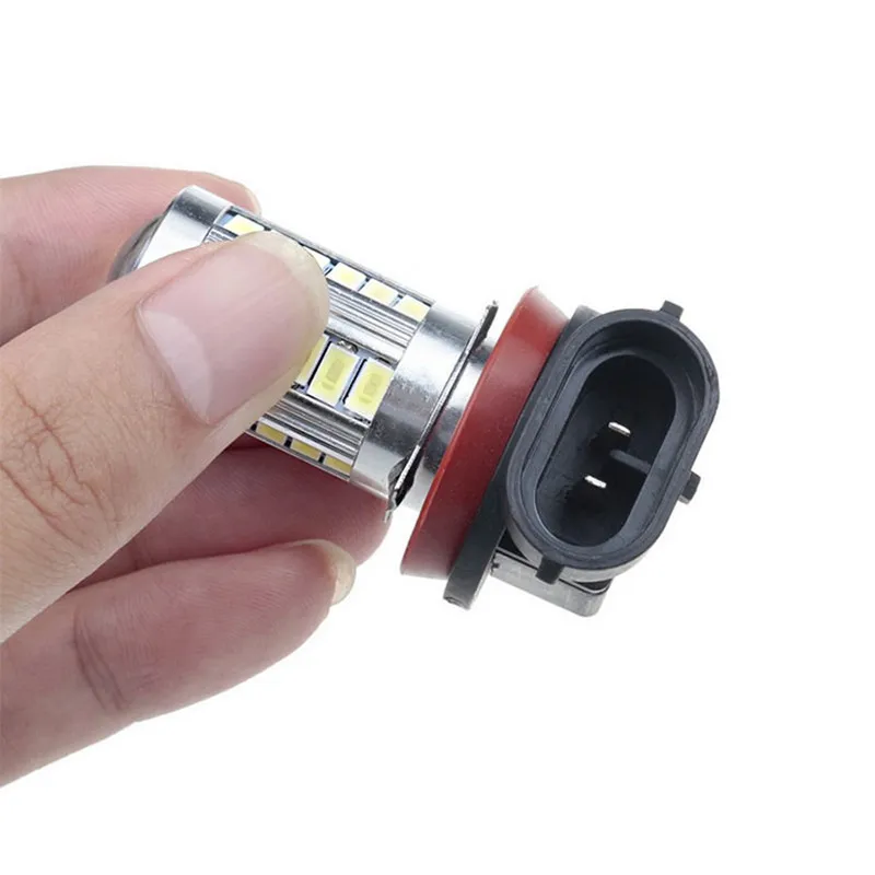 Vehemo супер яркий H11/H8 SMD5630 Белый светодиодный Автомобильная противотуманная фара дальнего света головной светильник 12V