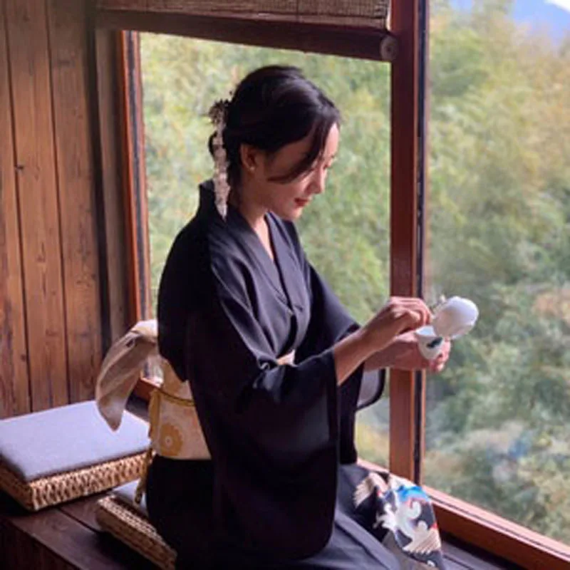 Женское/традиционное японское кимоно манманманского Диабло платье для