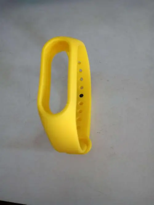 yellow Многоцветный ремешок для Xiaomi Mi, 2 ремешка, сменный ремешок для Xiaomi Mi, 2 спортивных силиконовых ремешка, браслет, умные аксессуары - Цвет: yellow