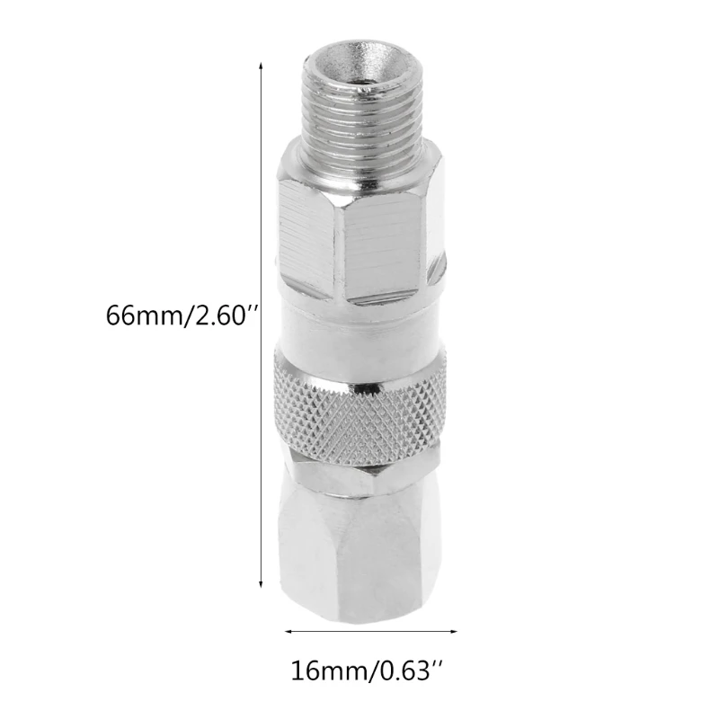 

1/4" Stainless Stell Airless Spray Hose Swivel Joint For Paint Guns Sprayers