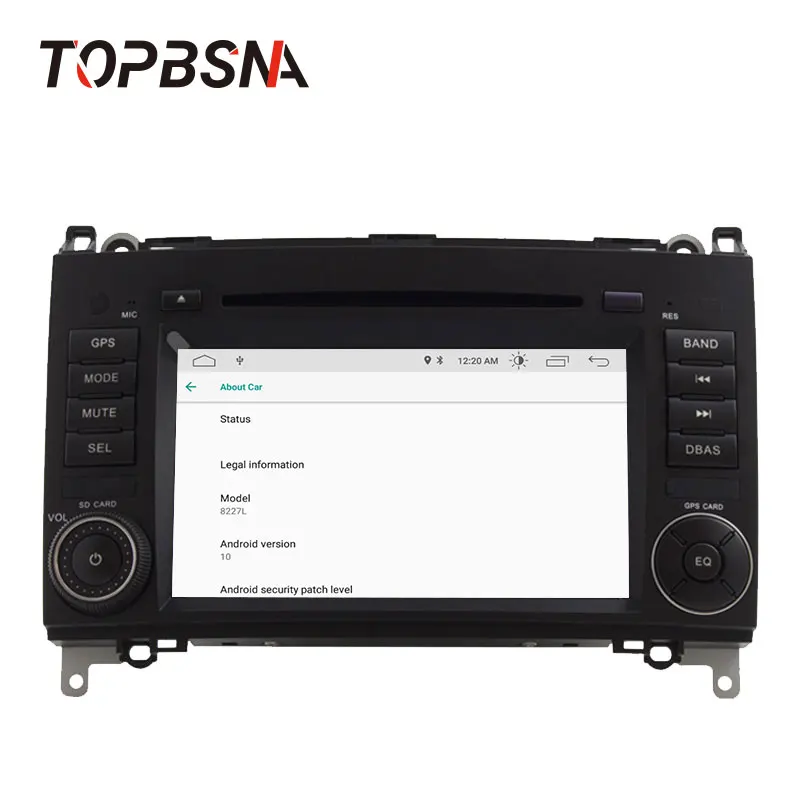 Tobbsna Android 10 автомобильный dvd-плеер для Mercedes Benz B200 A B Class W169 W245 Viano Vito W639 Sprinter W906 WIFI 2 Din