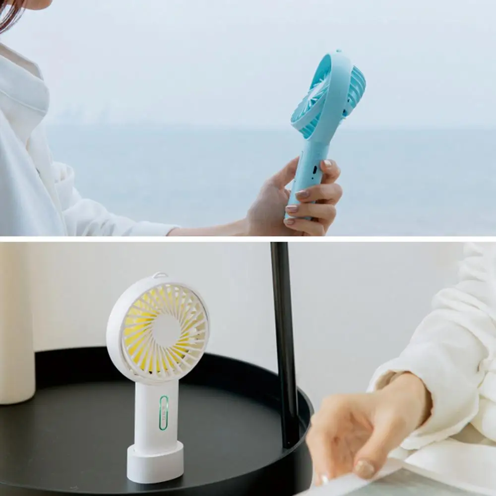 Летний 3 скоростной простой милый USB Перезаряжаемый мини-вентилятор для школы