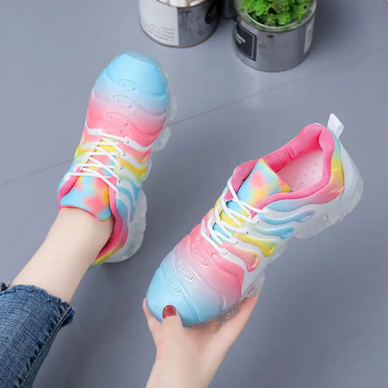 35-43 large women's shoes 41 new small white shoes European station popular candy color versatile sports and leisure shoes 42