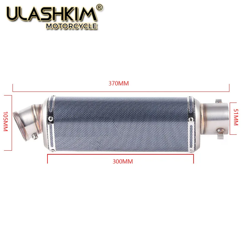 

MOTORCYCLE EXHAUST MUFFLER FULL SYSTEM SLIP ON FOR YAMAHA XSR700 2016-2020 MT07 FZ07 FZ-07 MT-07 Tracer 2014 TO 2020 Exhaust