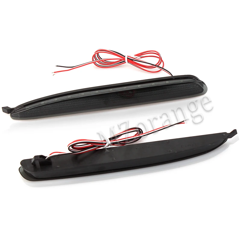 2 шт. 24 светодиодный заднего бампера отражатель задний стоп бег светильник для Mazda