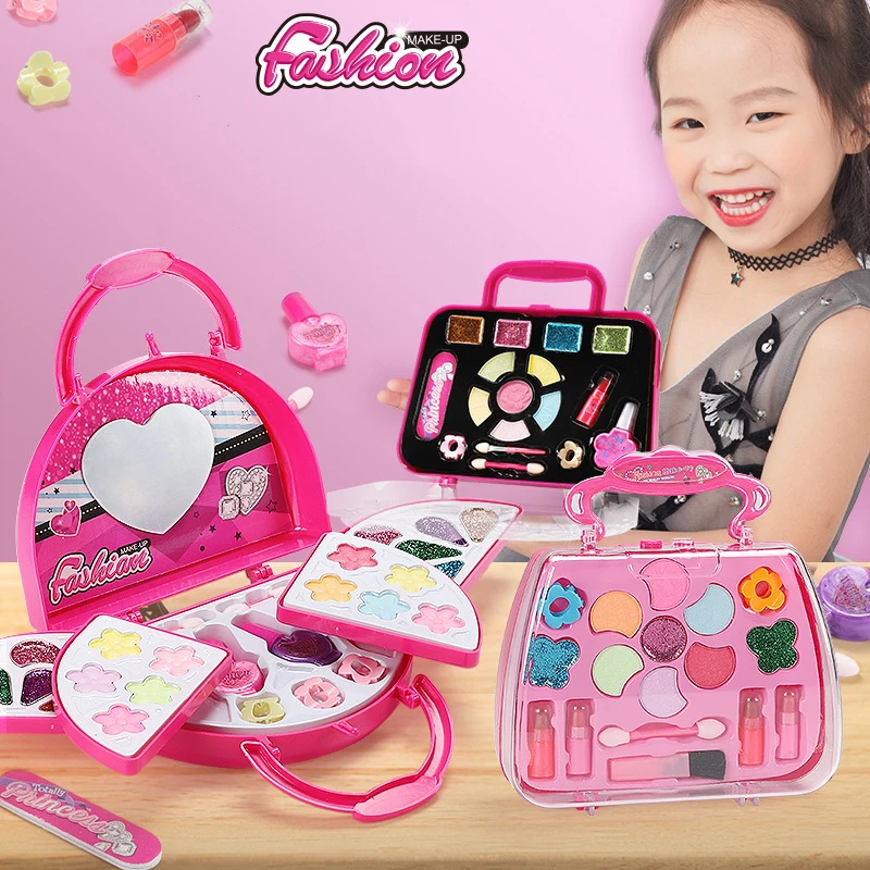 

Girls Makeup Set Princess Cosmetics Make Up Set For Kids Pretend Play Make Up Toys For Children Kids Princess Dress Up Princess