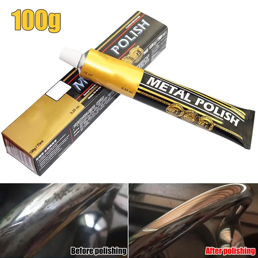 

Hot Sale 100g Metal Polish Paste for Cars Watch Mirror Wax Grinding Polishing Paste Wax Metalworking Metal Tools Dropshipping