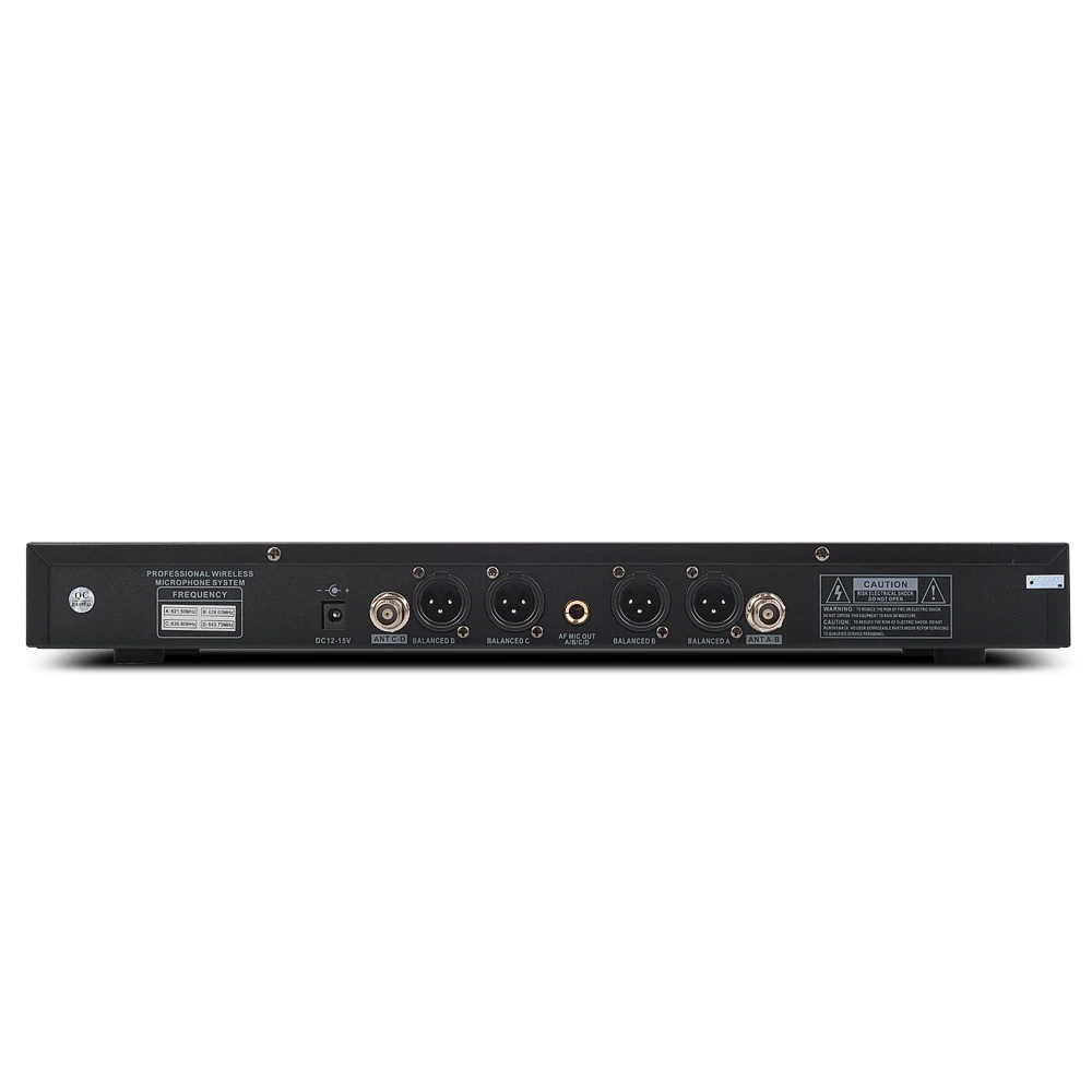 EYK EFU4 4 канала UHF Беспроводной микрофон Системы с 2 поясной и ручной для сцены