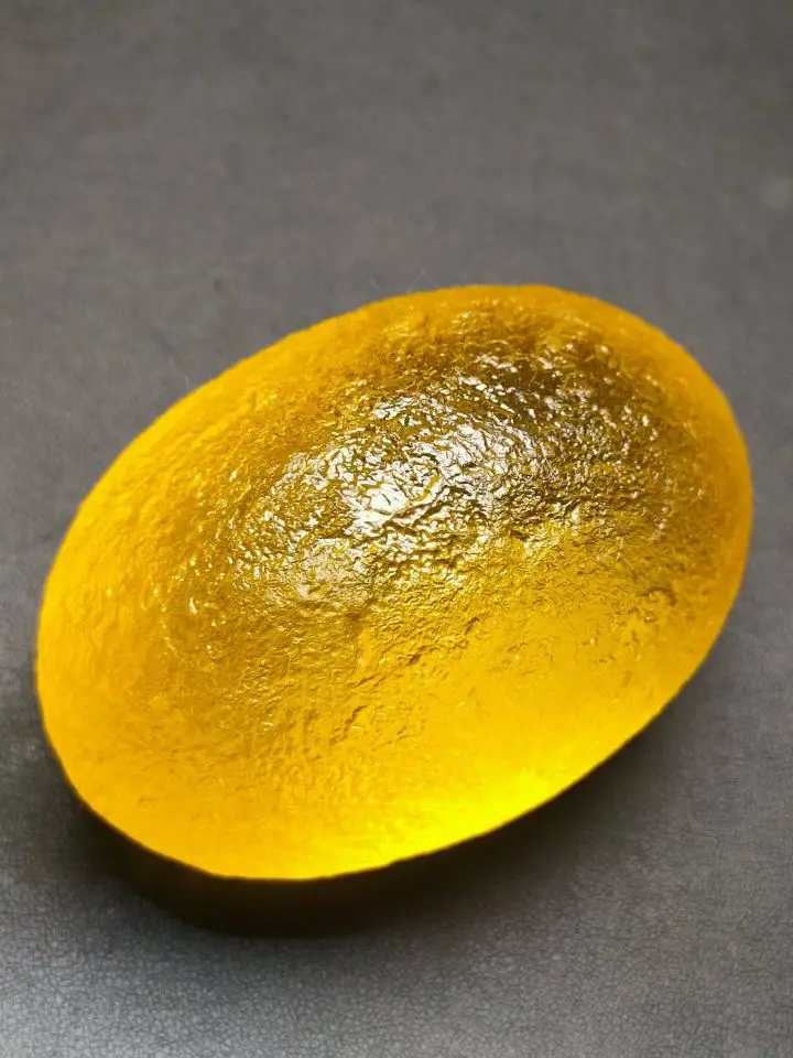 

40-50g yellow Meteorite GEM MOLDAVITE Glass Czech fall rough aerolite crystal Energy stone
