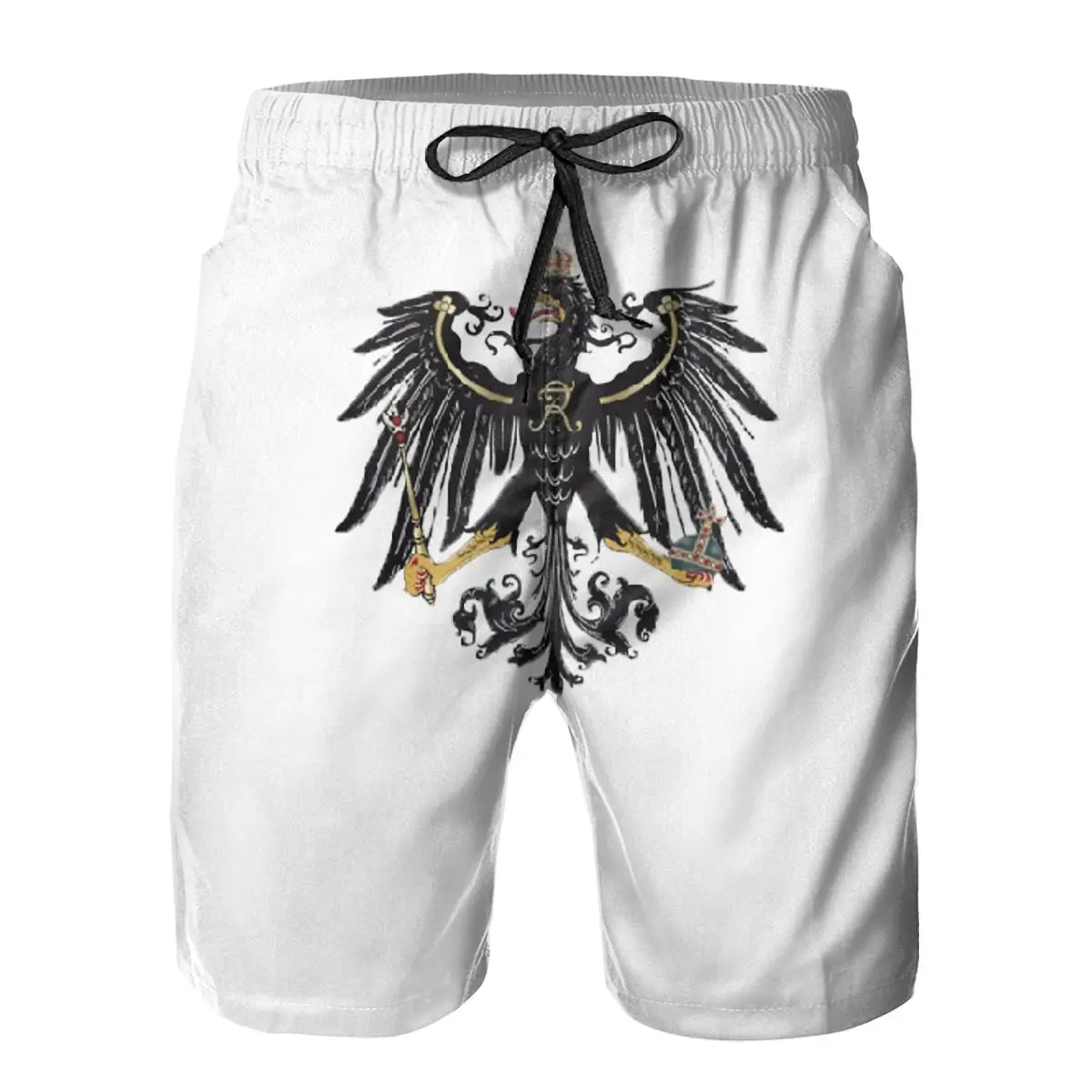 

Пляжная дышащая быстросохнущая Юмор Графический R333 Баскетбол Пруссии мужские шорты