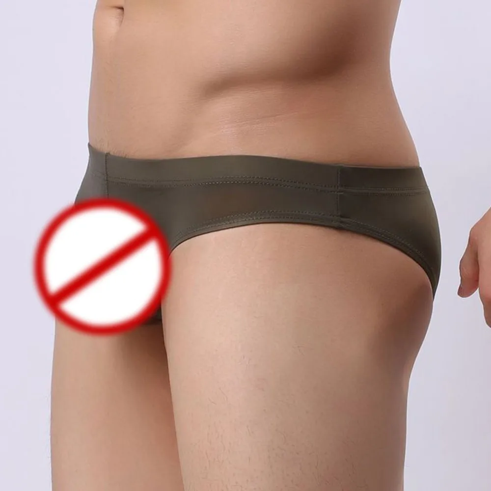 Нижнее белье для мужчин брифы мужские открытые прозрачные трусы - Цена: 239.7