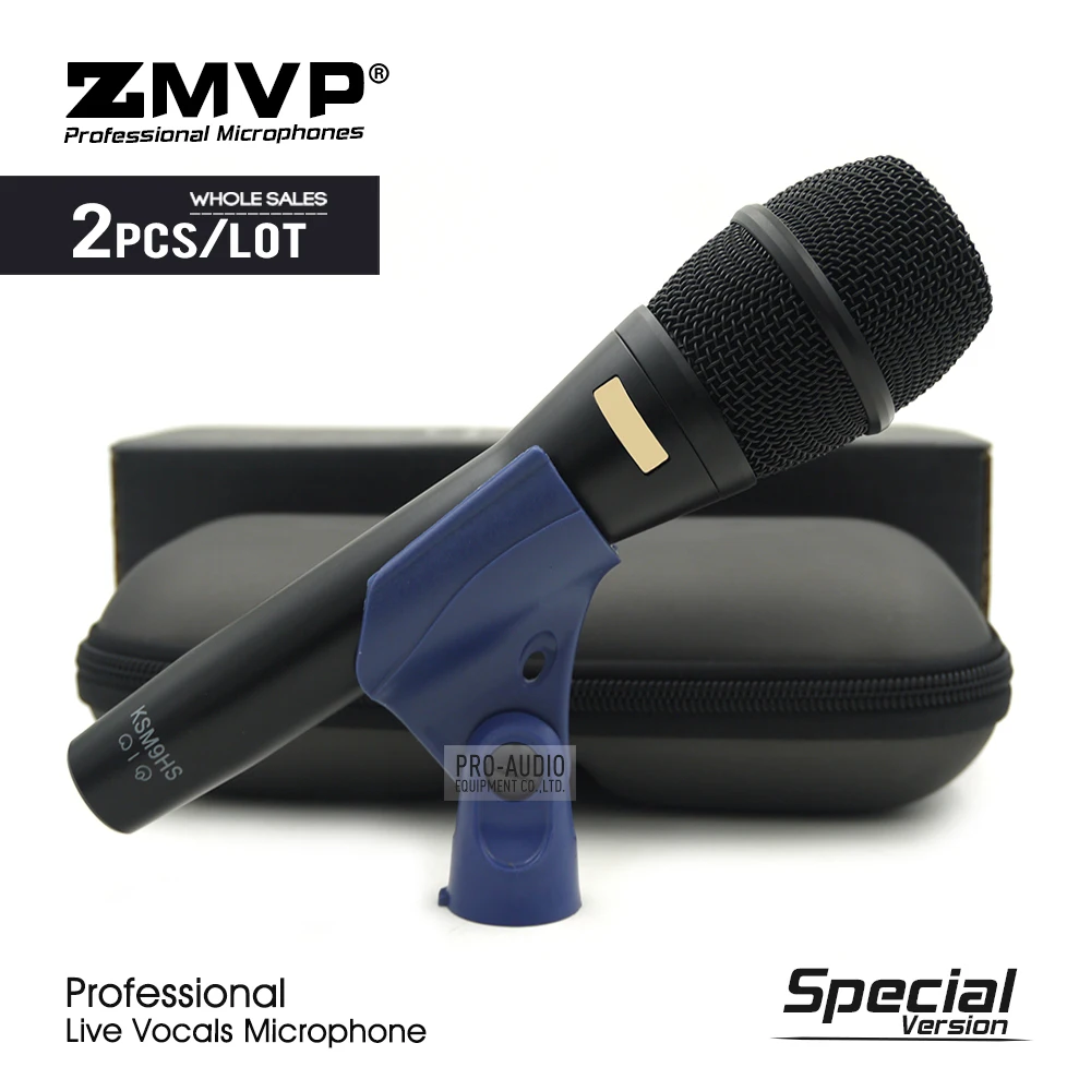 Профессиональный динамический суперкардиоидный проводной микрофон KSM9HS KSM9 2 шт.