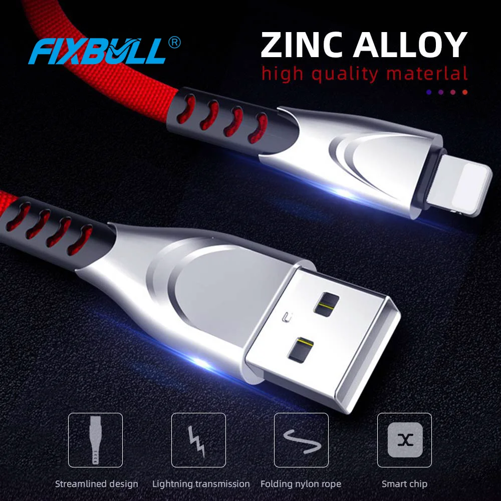 Кабель USB Type-C FIXBULL для Samsung S8 S9 быстрая зарядка А кабель Micro C iPhone 11 X Xr Xs Huawei P30