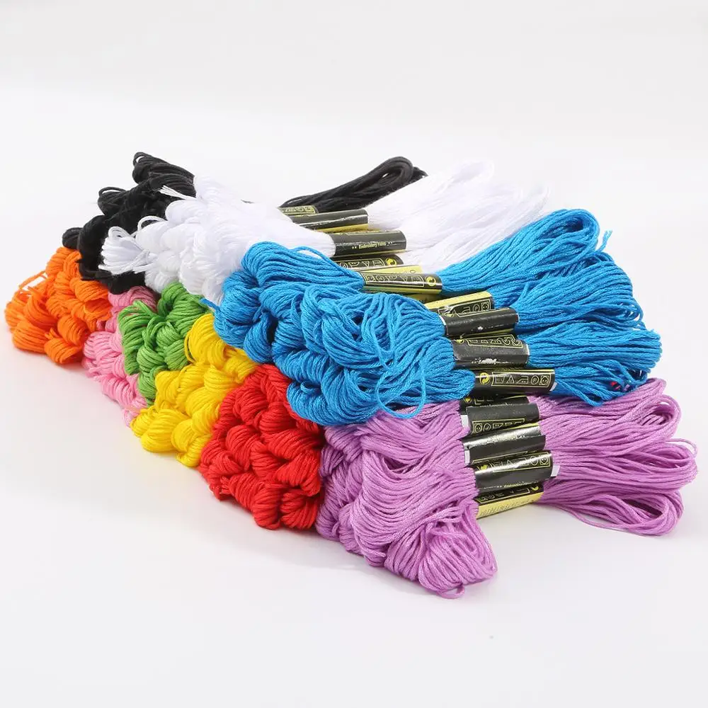 5-10 pcs Anchor Similar DMC embroidery floss Cross Stitch Cotton Embroidery Thread Floss Sewing Skeins Craft Wholesale &amp Retail | Дом и сад