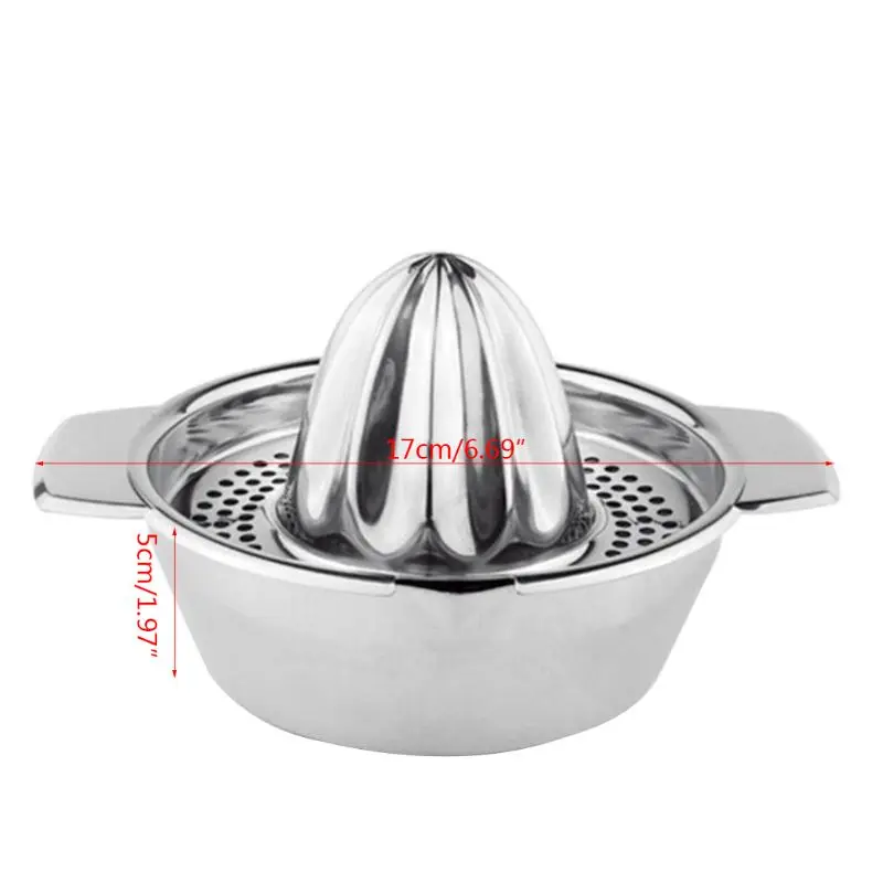 

Mini Mini Juicer Handhold Orange Lemon Juice Maker Stainless Steel Manual Squeezer Press Squeezer Citrus Juicerlemon no juice