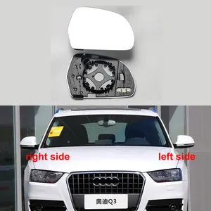 for audi q3 2013 2018 mirror side mirror reflective lens rearview mirror lenses glass with heating 1pcs free global shipping