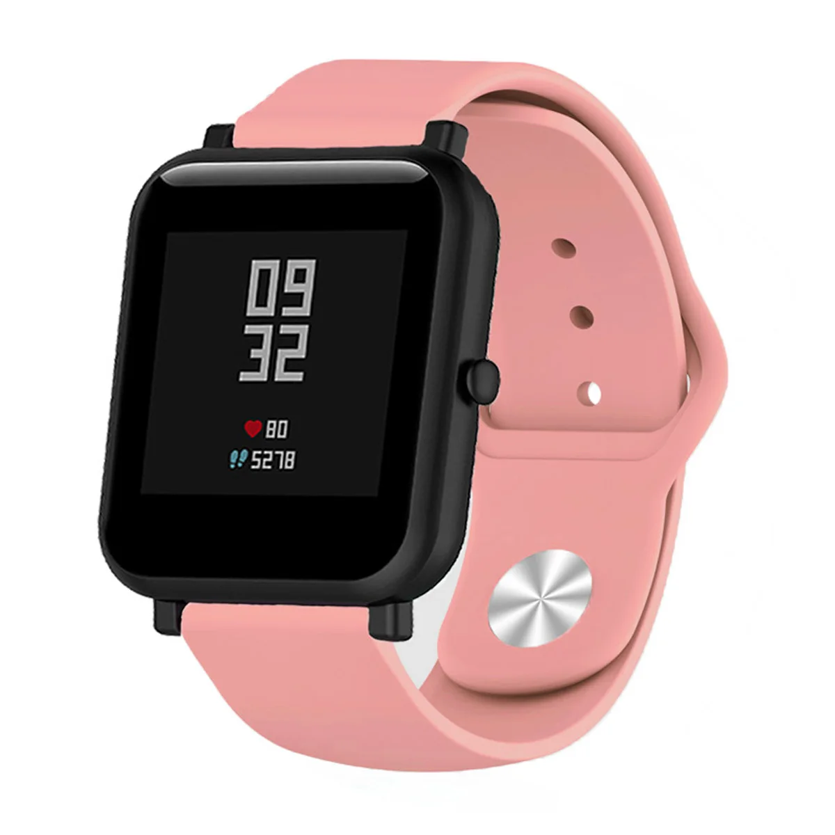 pink Мягкая силиконовая лента для huawei/Withings/samsung gear S2/s3/Amazfit Bip Смарт часы браслет 18 мм 20 мм 22 мм замена запястье - Цвет ремешка: pink