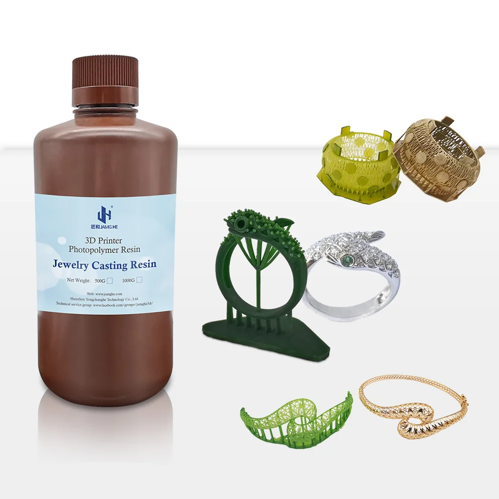 JAMGHE Free Shipping Jewelry Cast Resin 405nm Suitable for Anycubic Phrozen Envisiontec B9 DLP LCD SLA 3D Printer 500g | Компьютеры и