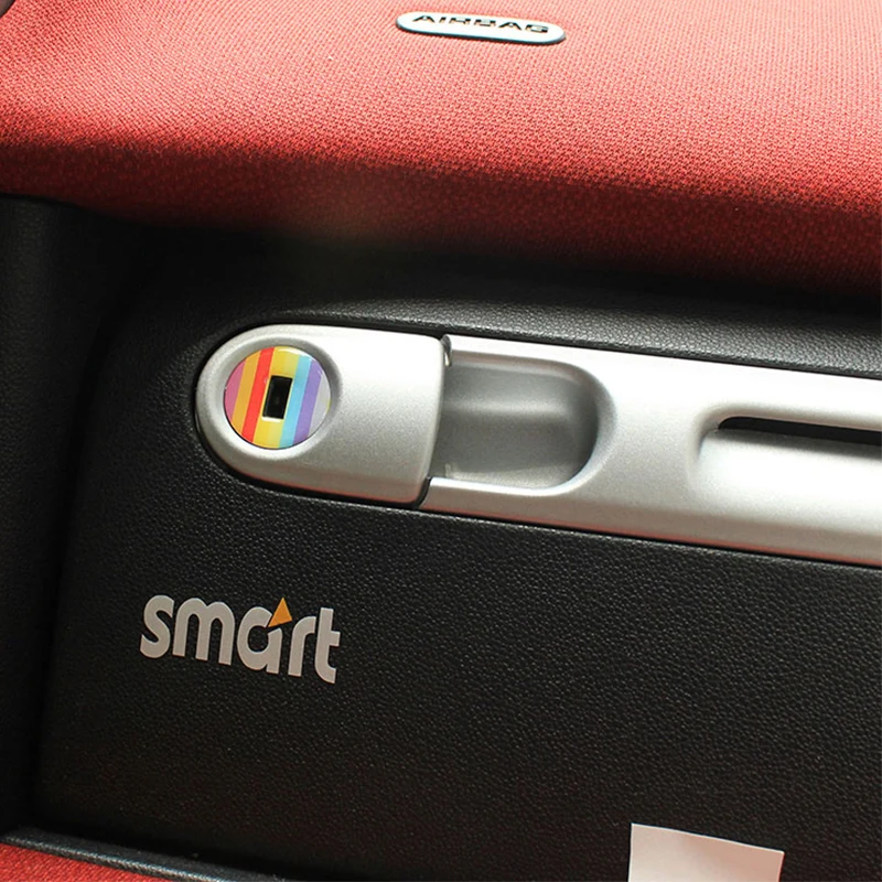 Автомобильный ключ старт кольцо украшение Замочная скважина 3D стикер интерьера