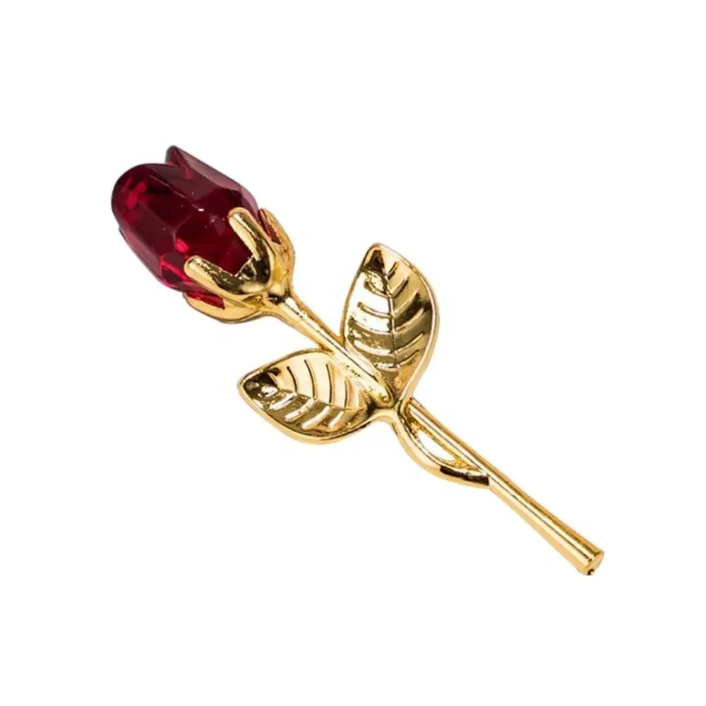 

Artificial Crystal Beautiful Romantic Eternal Flower Crystal Rose Simulated Rose Valentine Gift Anniversary Party Festival