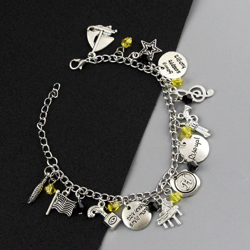 Музыкальный браслет с изображением музыкальной звезды пистолета музыкального