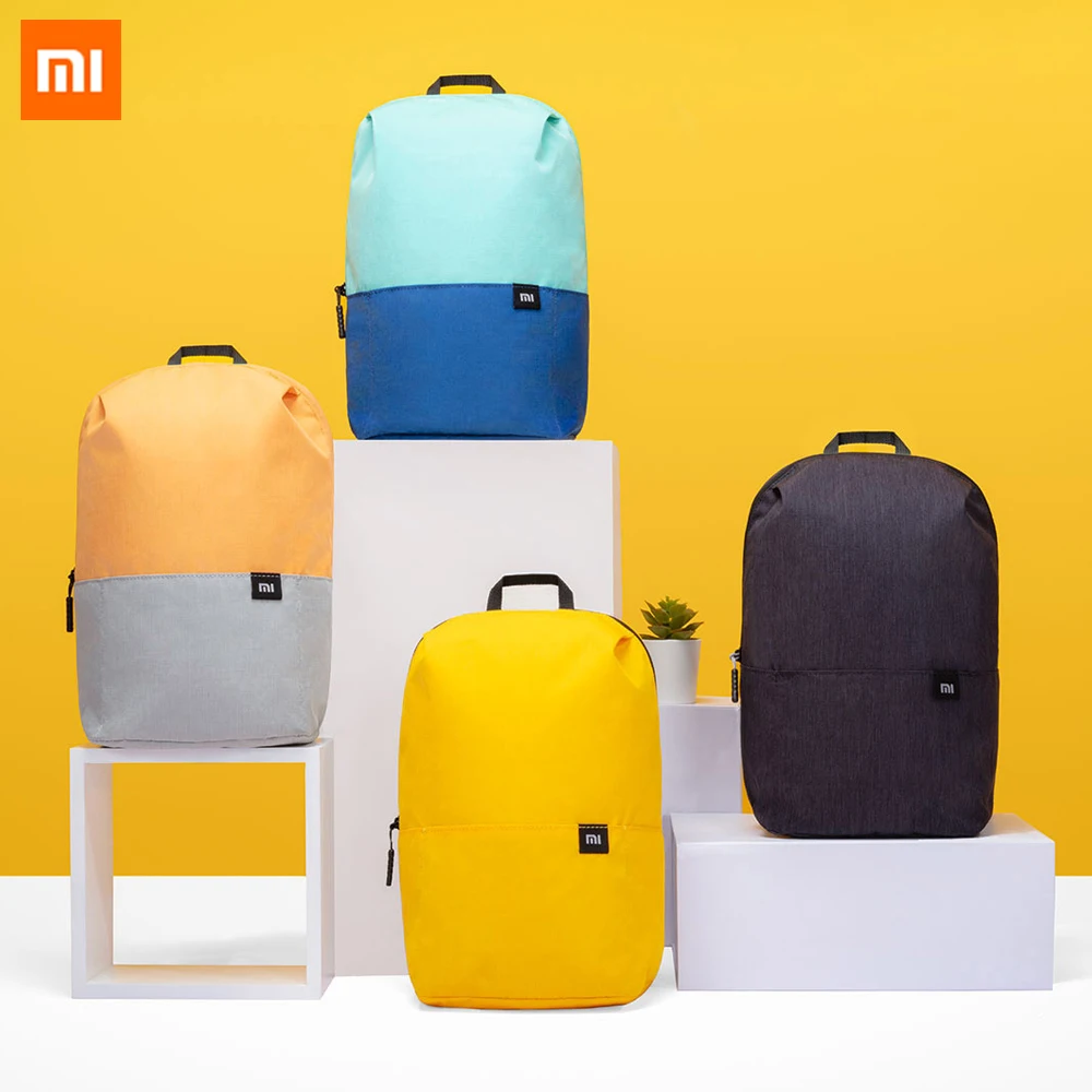 Оригинальный мини рюкзак Xiaomi Mi объем 10 л Вместительная дорожная сумка для мужчин