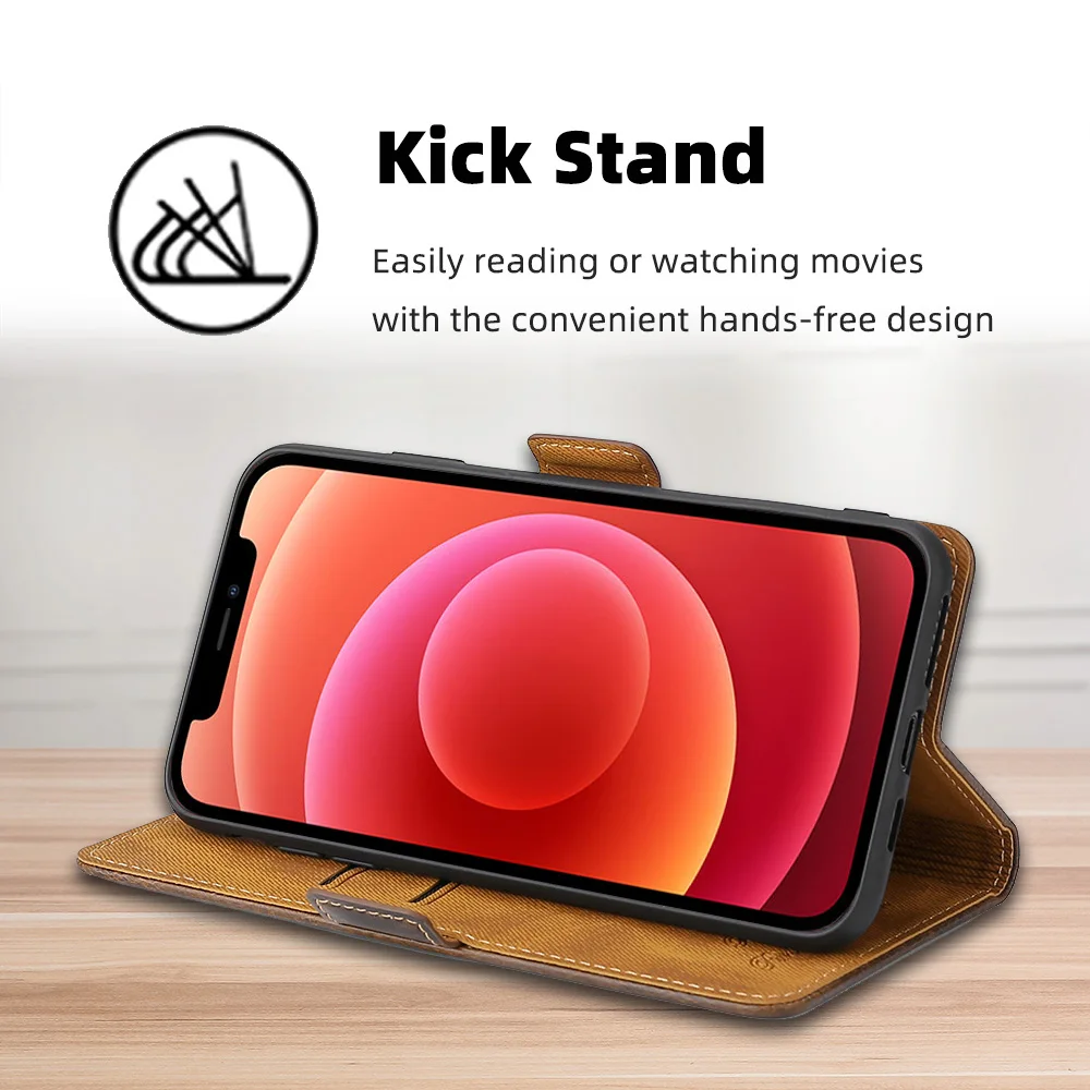 

Leather Flip Case for Samsung A60 6.3 inch Flip Cover Coque Card Slots Magnetic Wallet Cards Stand A60