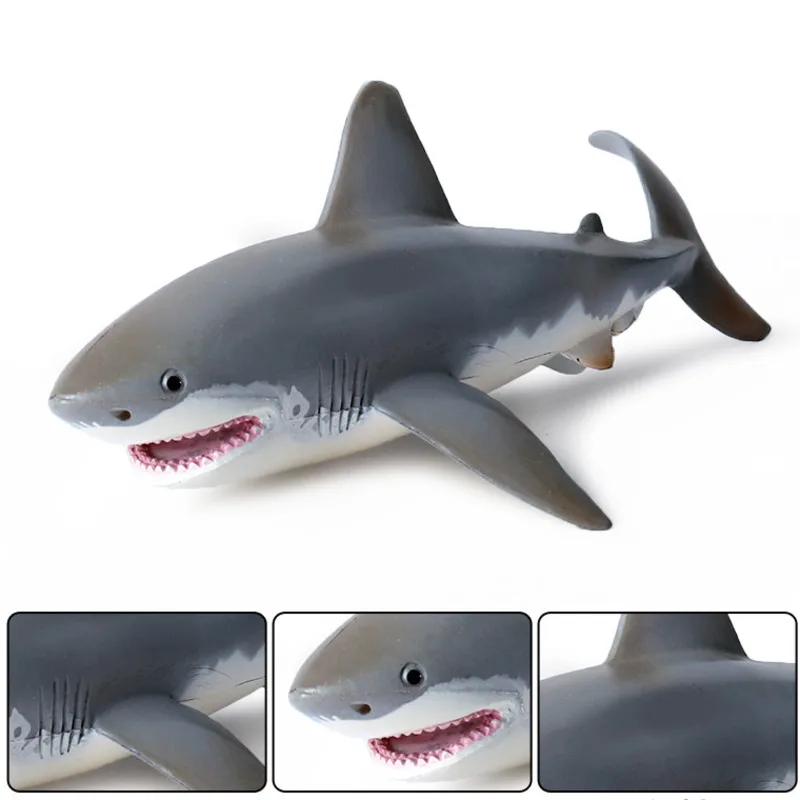Реалистичная детская игрушка 18 см коллекционные игрушки в виде акулы модель