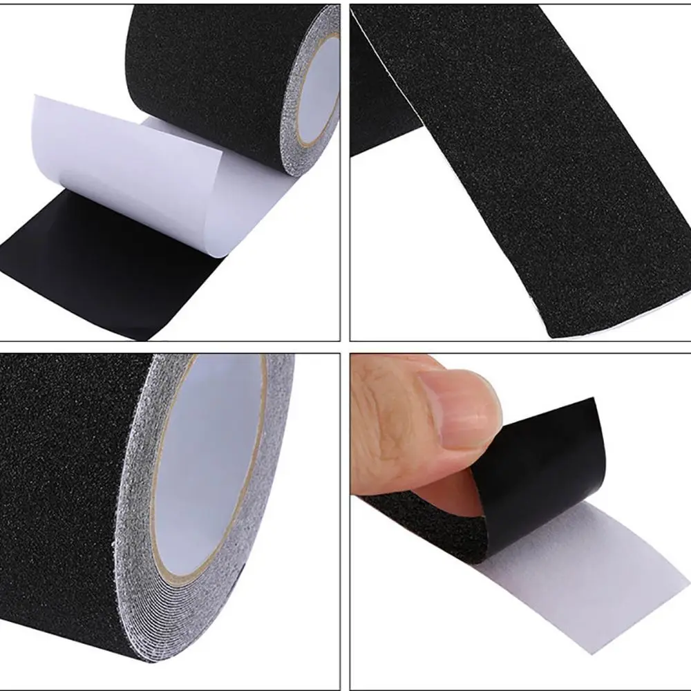 5M Anti-Slip Tape Outdoor Anti Slip Stickers High Friction Non Slip Traction Tape Abrasive Adhesive for Stairs Safety Tread Step images - 6