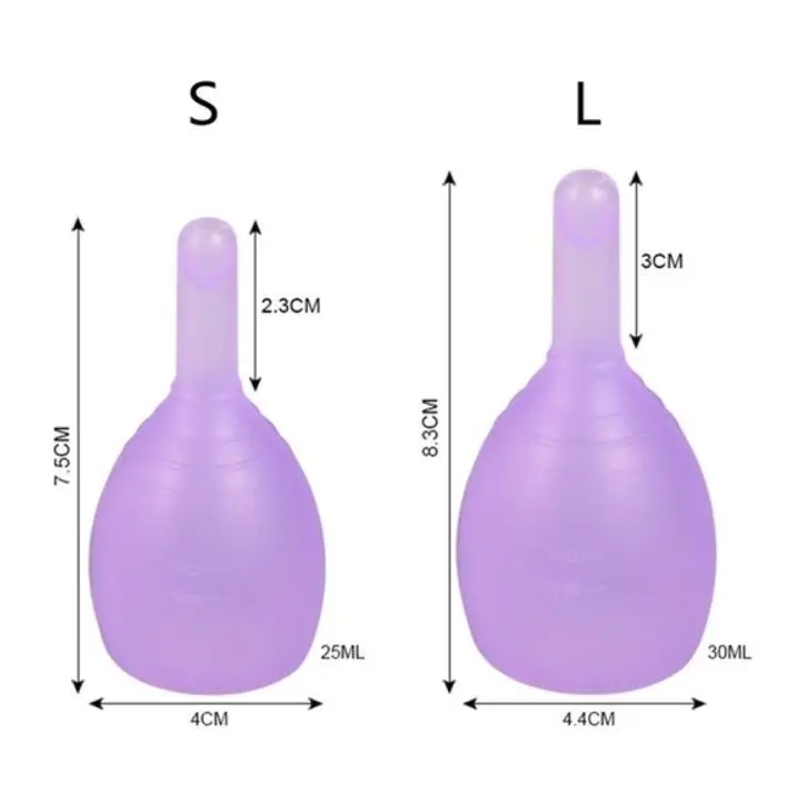 1 шт. медицинский Класс силиконовая менструальная чаша для Для женщин