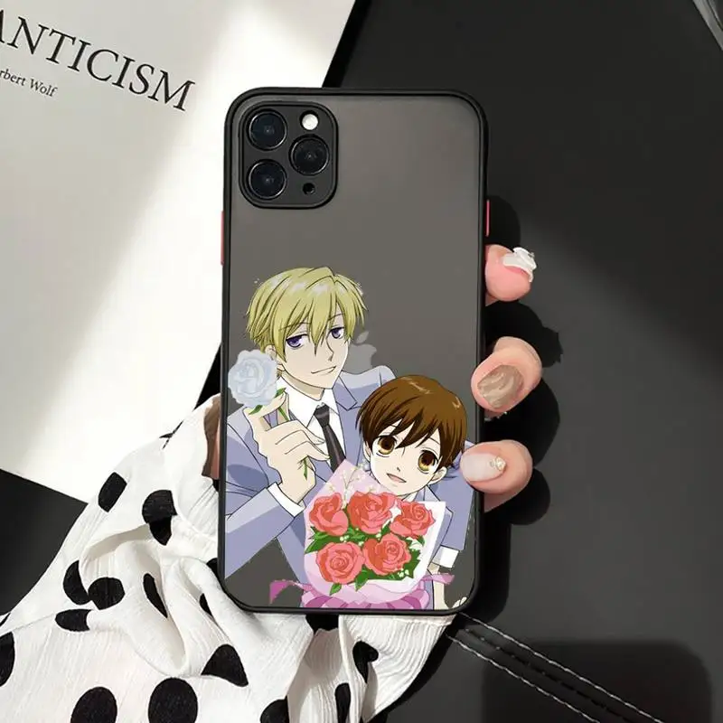 

Oran High School Host Club luxury Phone Cases coque matte transparent For iphone 7 8 11 12 plus mini x xs xr pro max cover