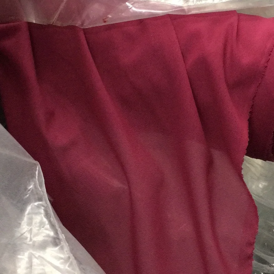 Wine Red 10 м/лот Односторонний Клей красочный тканый переплетенный флизелин с тканевой подкладкой мягкий шелк тонкая швейная ткань 30D - Цвет: Wine Red