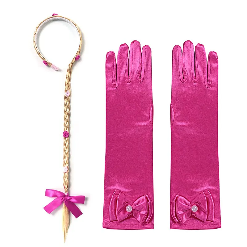 Accessories Set 05 Принцесса Спящая красавица Костюм Девушки Аврора Необычные Вечерние наряды детская пышная бальная Одежда Хэллоуин День рождения наряд - Цвет: Accessories Set 05