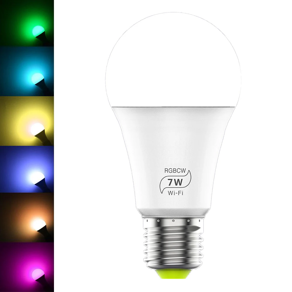 

4PCS RGB LED Bulb Light Color Change E27 Lamp Bulbs Dimmable Remote Control E27 Bulb RGB RGBW LED Bulb Light Color Change