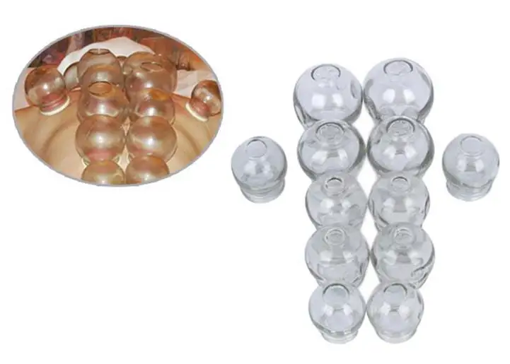 Бесплатная доставка 4 шт. традиционный китайский стеклянный Массажер для терапии