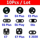 Стеклянный объектив задней камеры 10 шт. для Motorola Moto E4 E7 E6 E6s E5 Plus Play E 2020, замена