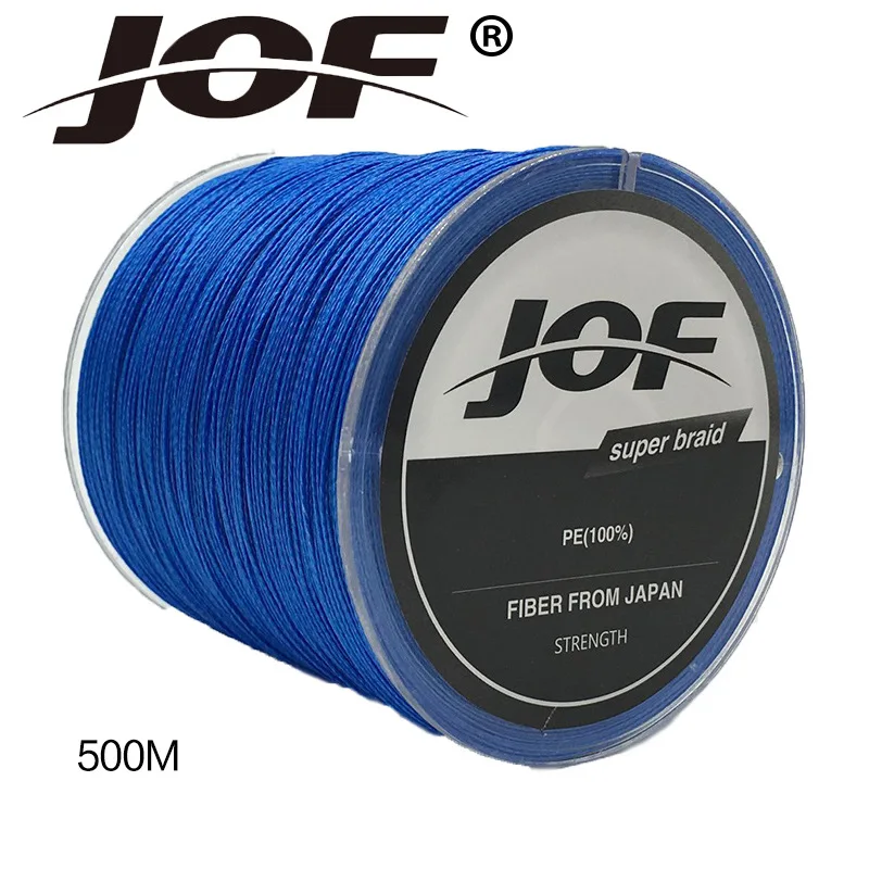 

YINGTOUMAN 500M Tackle Braided Fishing Line PE Fishing Line 4Strand Line Multifilament Carp Fishing Thread Saltwater