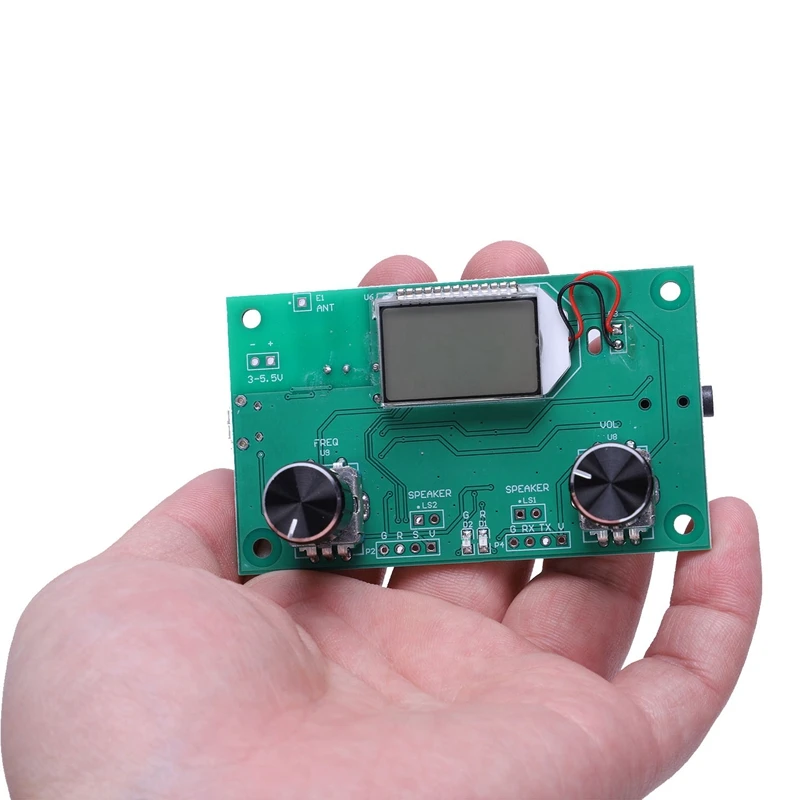 DSP &amp PLL цифровой стерео FM радио приемник модуль 87-108 МГц с серийным управлением |