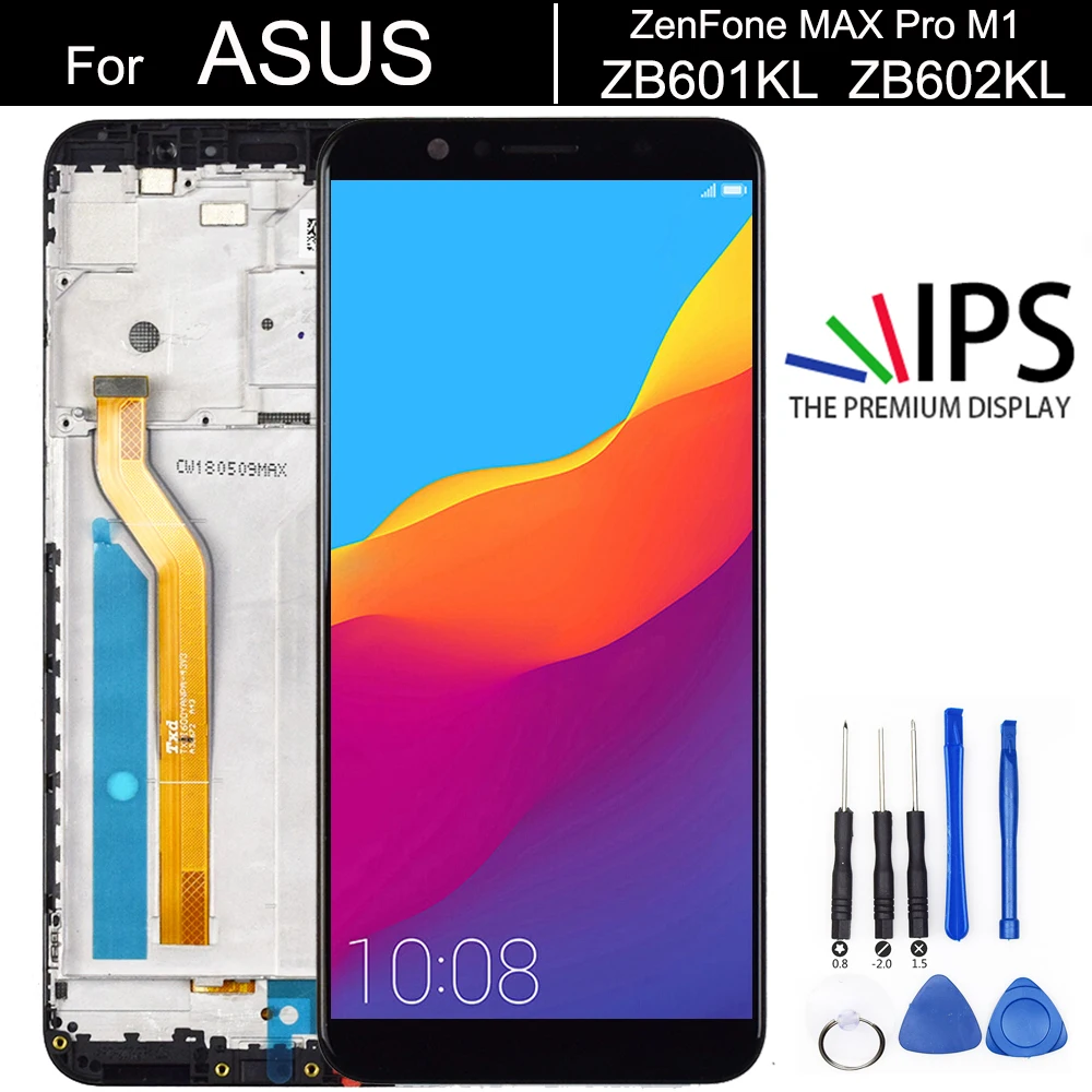 ЖК дисплей для ASUS ZenFone Max Pro M1 (ZB601KL ZB602KL) + сенсорная панель|Экраны мобильных