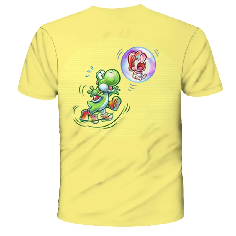

T-shirts for girls Classic Cartoon Mario 3D T-shirt New Harajuku style Classic Game Boys Clothes Street T-shirt Summer 2021