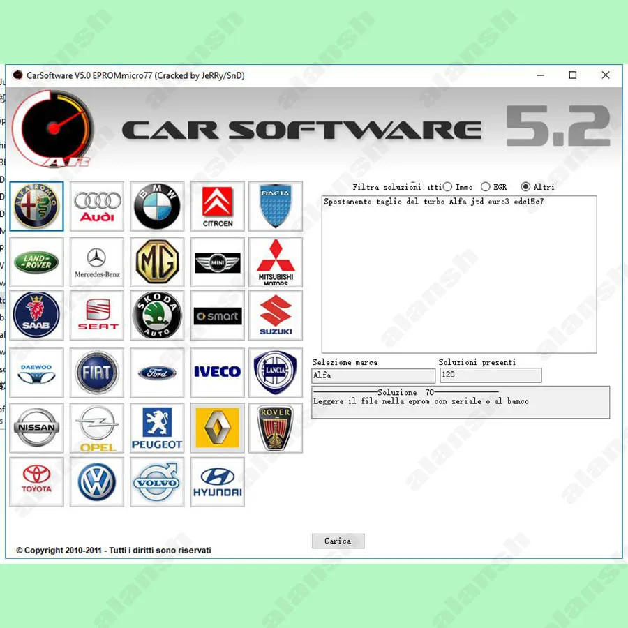 Автомобильное программное обеспечение CarSoftware V5.2 EPROMmicro77 5 2 (Immo Off EGR и инструмент