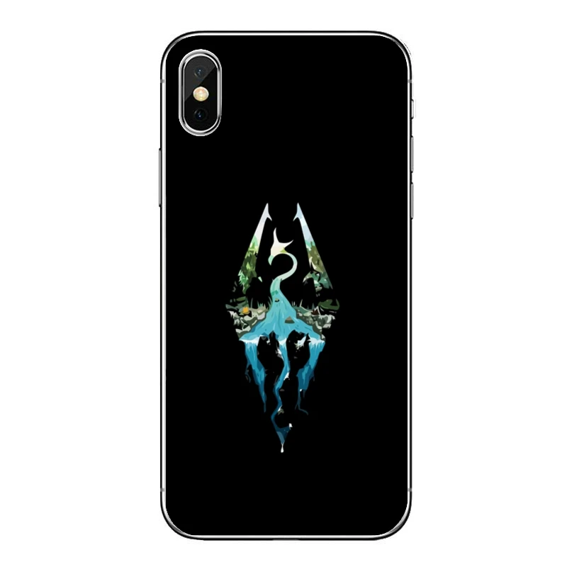 Аксессуары чехол для телефона Xiaomi Redmi Note 8 7 6 5A 4 Pro 7A K20 6A 4A 4X 5 Plus S2 новый логотип Skyrim |