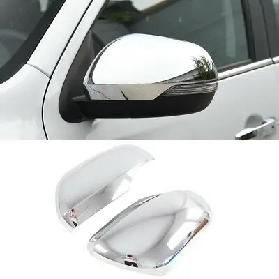 

2* Chrome Rearview Side Mirror Cover For Mitsubishi Montero / Pajero Sport 16-20