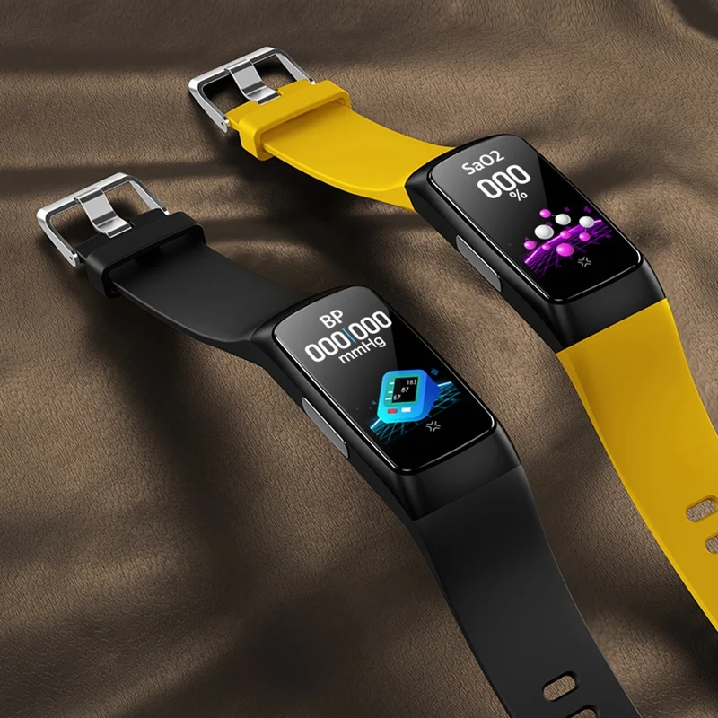 

TM01 Smart Bracelet Thermometer Bracelet,Waterproof PPG+ ECG Blood Oxygen Blood Pressure Monitoring,for Men/Women